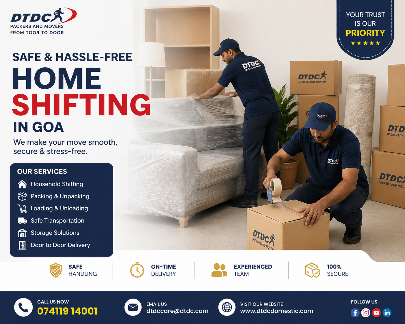 Home Shifting Services in Goa