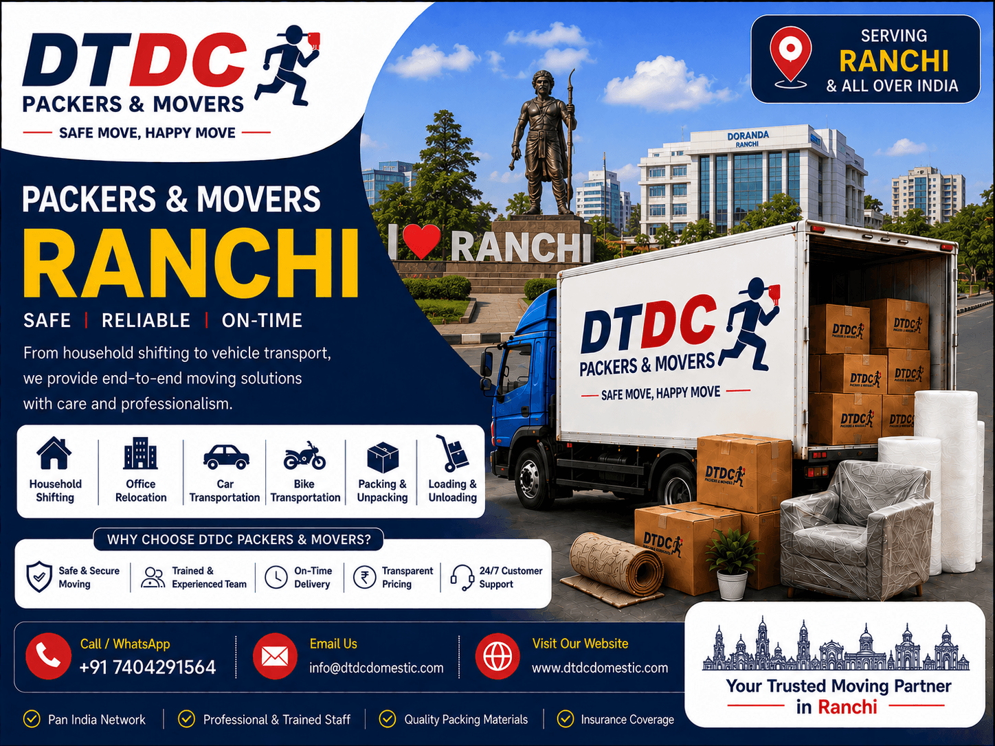 Packers and Movers Ranchi