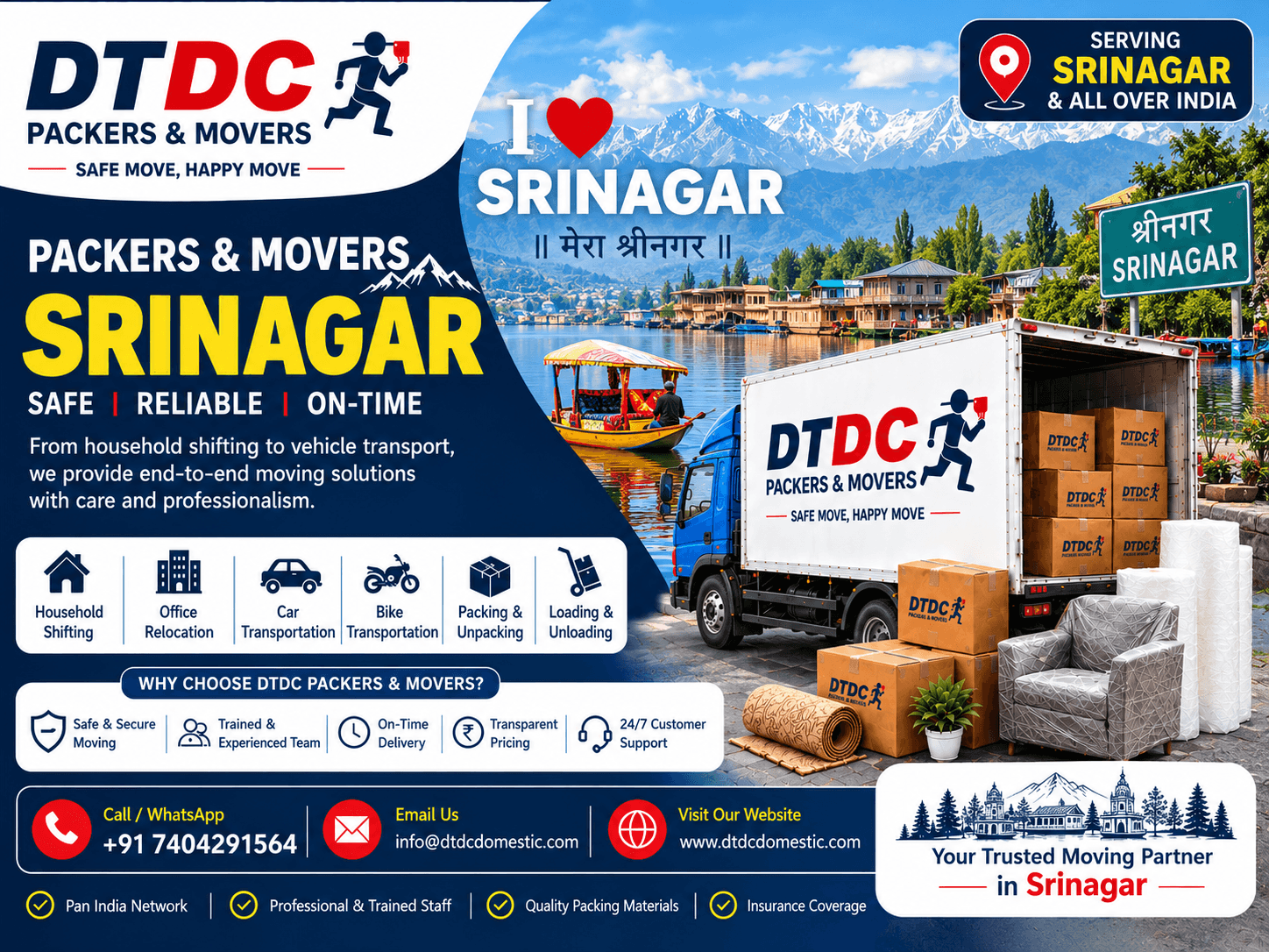 Packers and Movers Srinagar